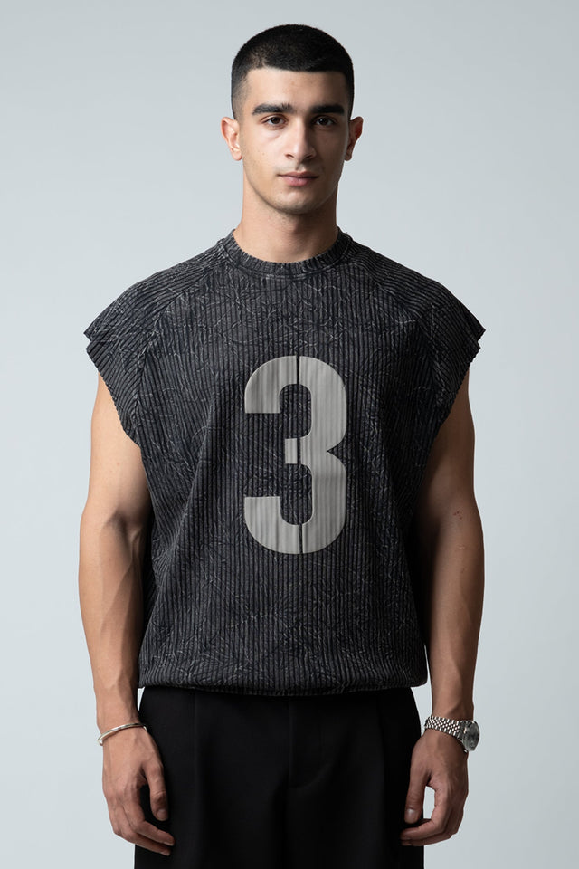 RX OVERSIZED TANK TOP -NOIR