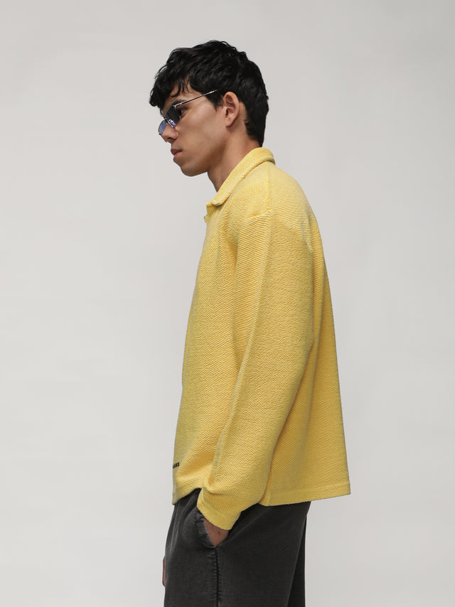 RX SOL KNIT POLO - YELLOW