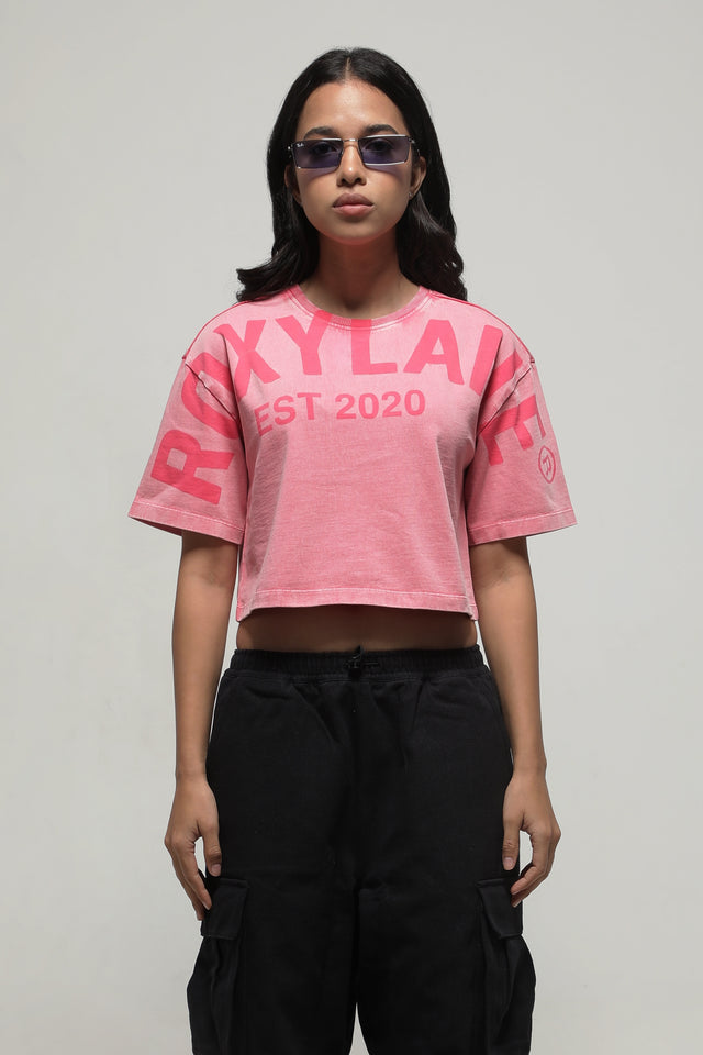 RX PINK DUST CROP TOP