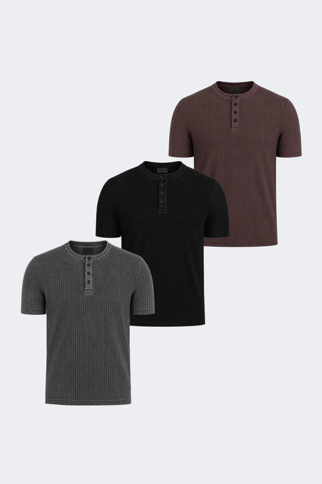 HALF HENLEY COMBO
