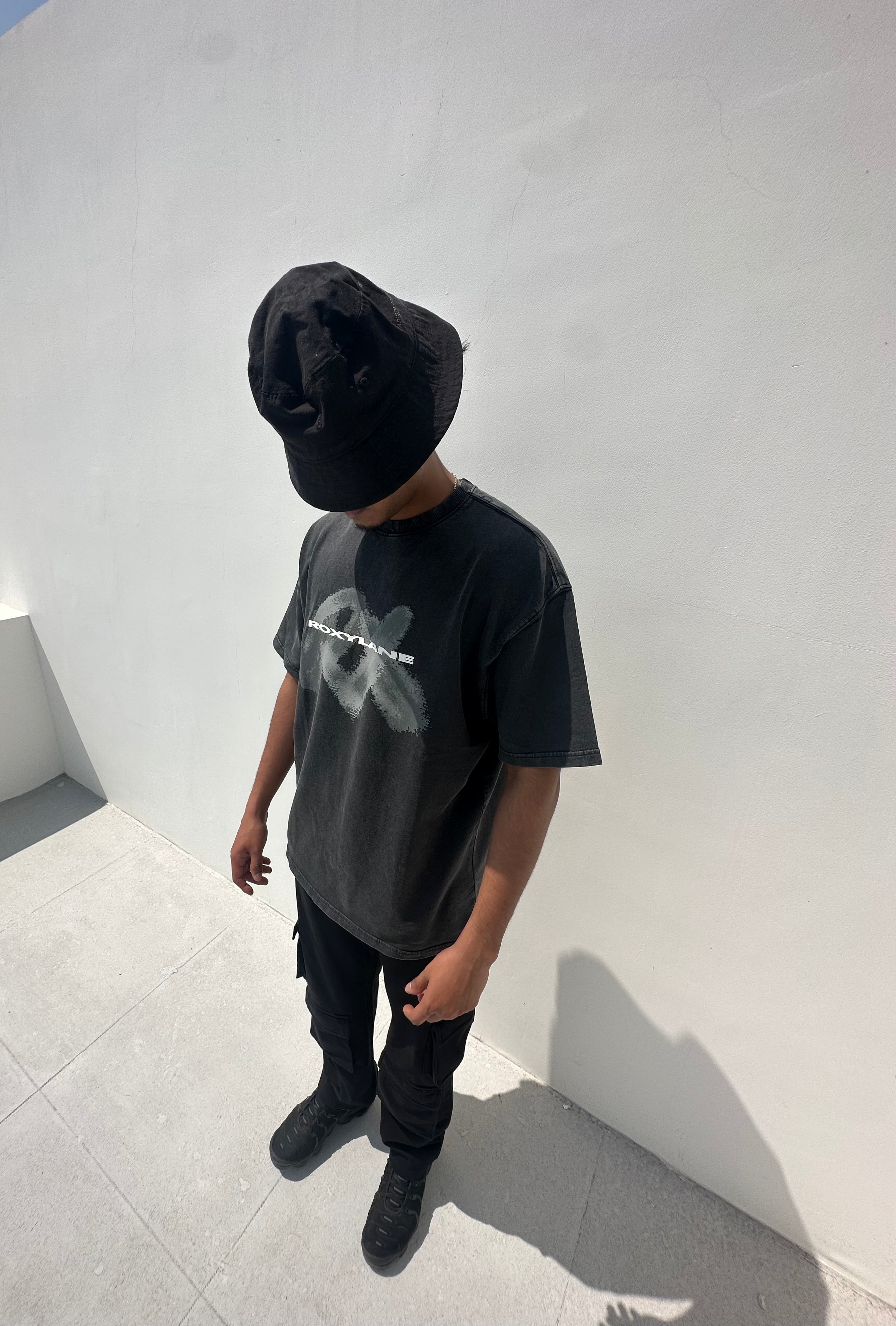 Buy The Stone® Oversized T-shirt in Washed Black colorway