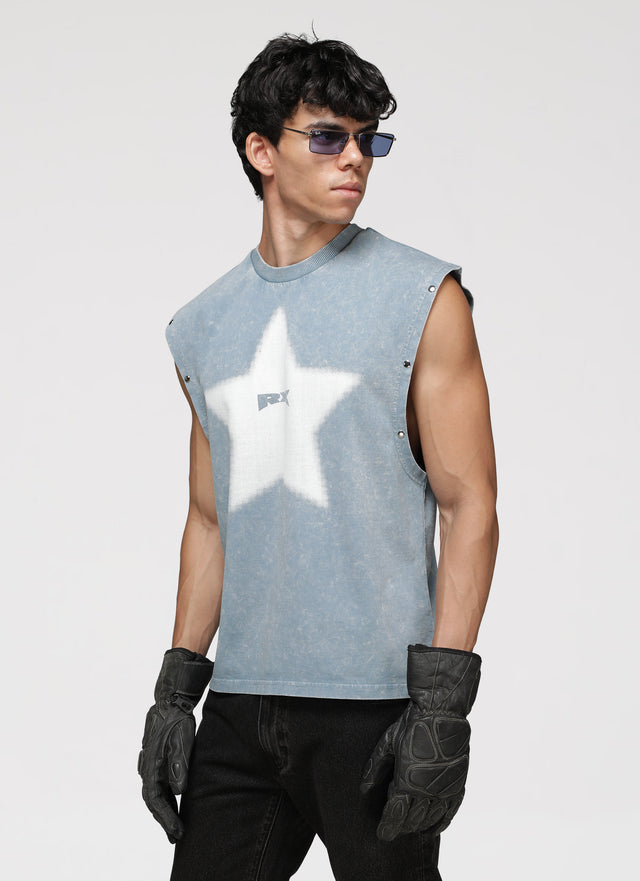 RX STARDUST TANKTOP (ICE BLUE)