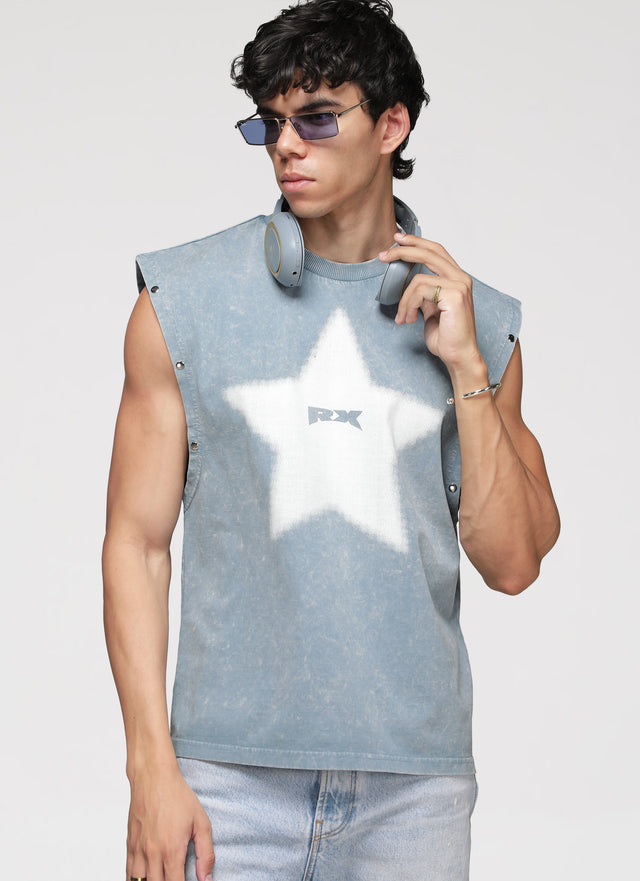 RX STARDUST TANKTOP (ICE BLUE)