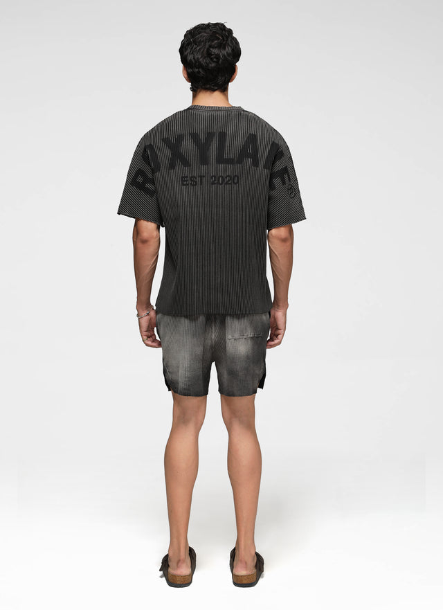 RX ESSENCE RIBBED JERSEY (SLATE COAL)