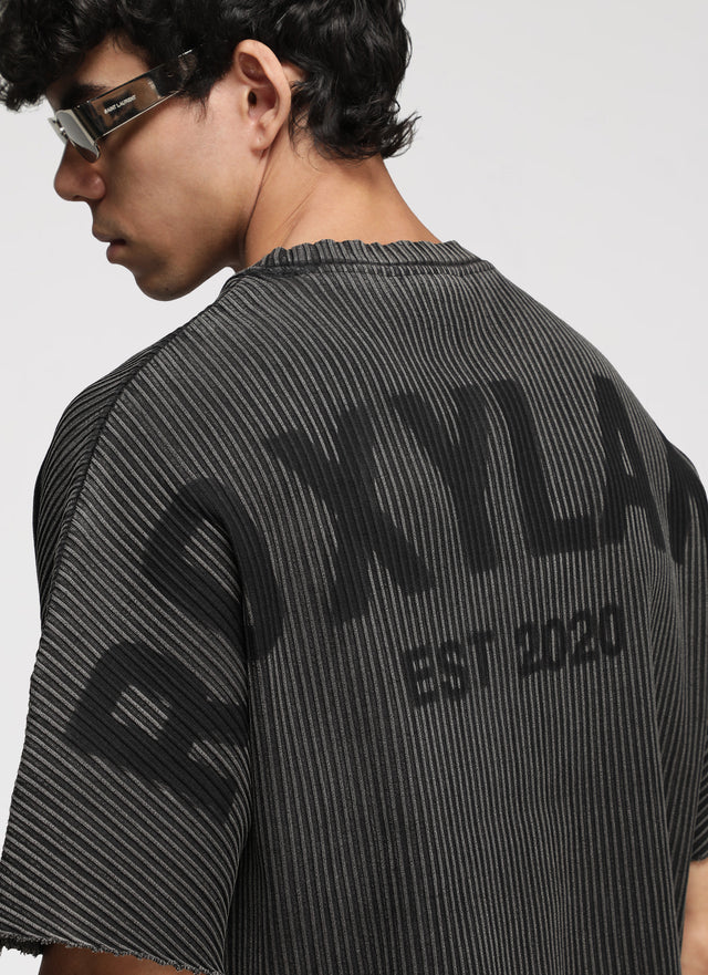 RX ESSENCE RIBBED JERSEY (SLATE COAL)