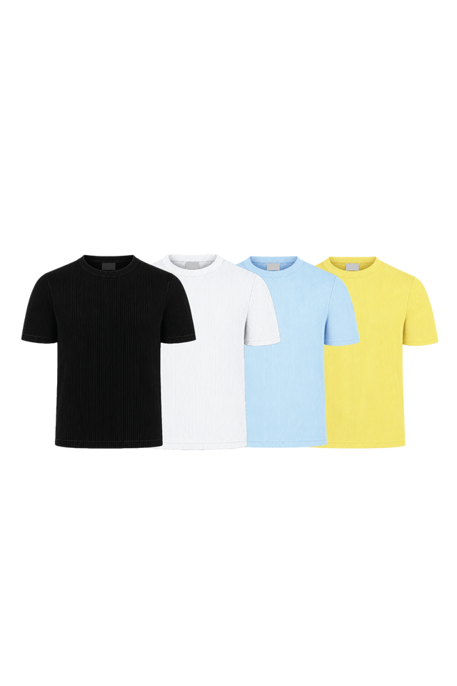 SLIM RIB TEE FULL BUNDLE