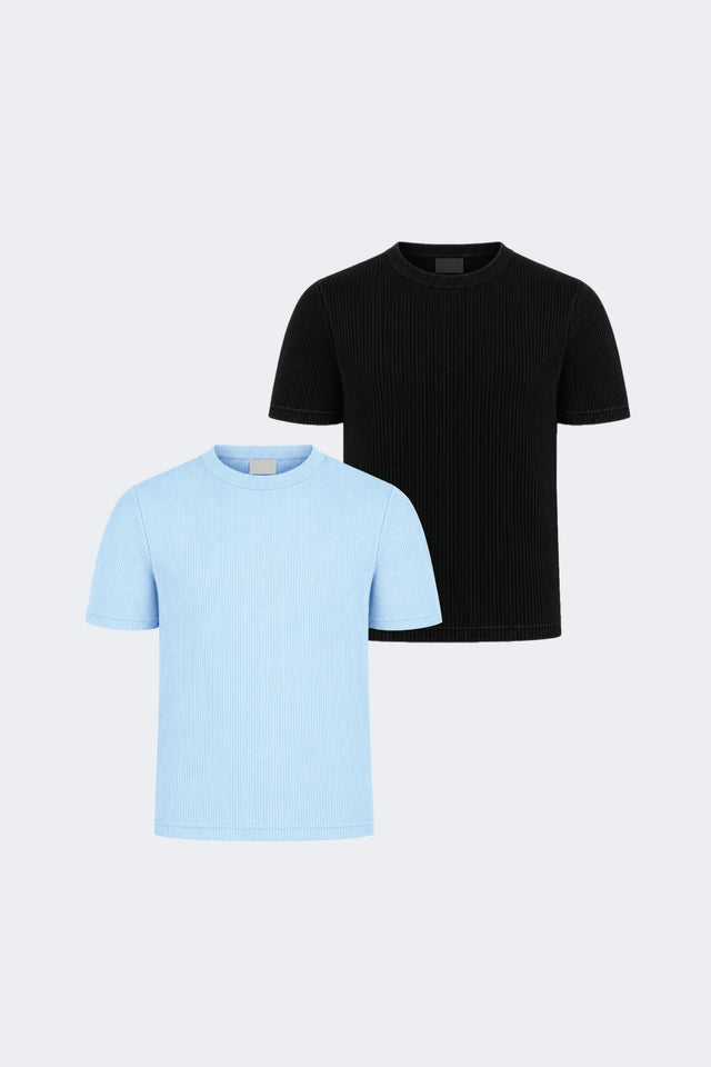 THE SLIM RIB TEE DUO 2