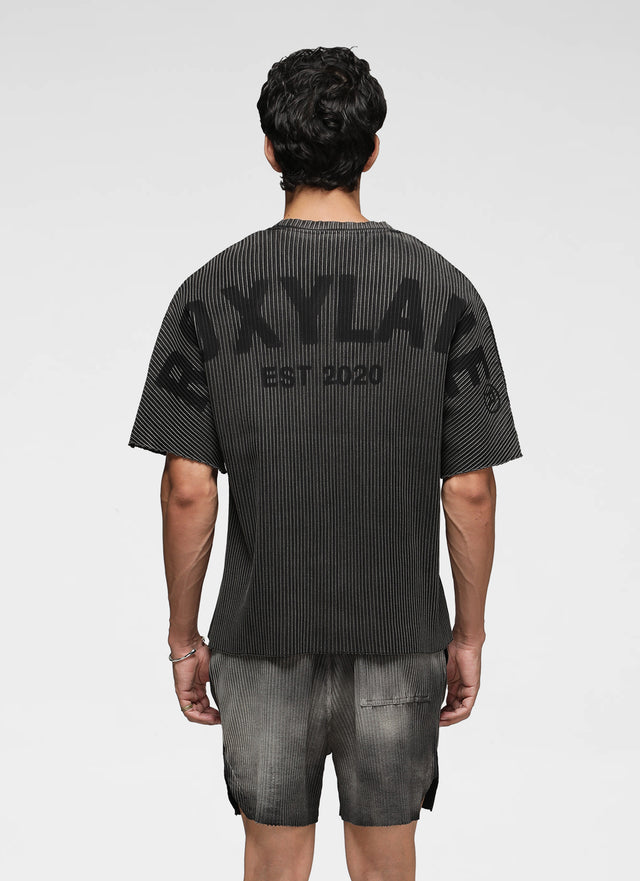 RX ESSENCE RIBBED JERSEY (SLATE COAL)