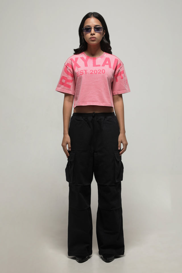 RX PINK DUST CROP TOP