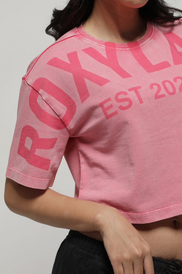 RX PINK DUST CROP TOP