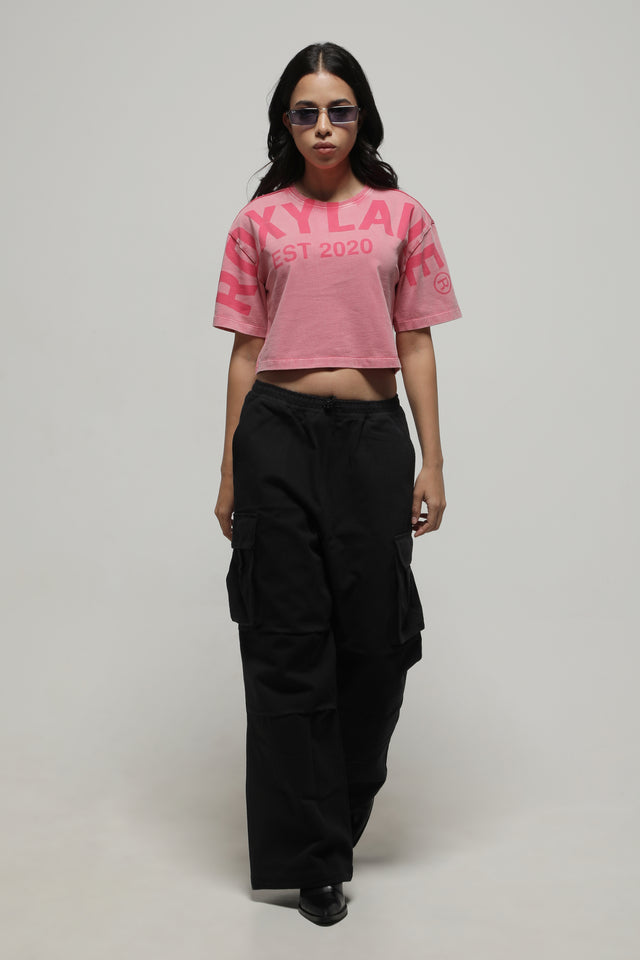 RX PINK DUST CROP TOP