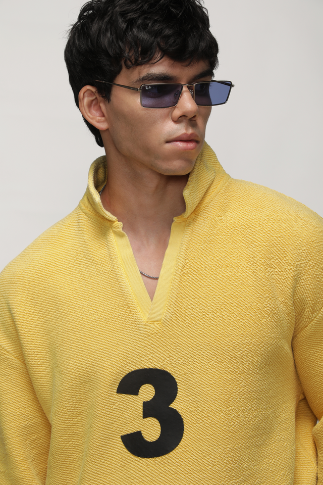 RX SOL KNIT POLO - YELLOW
