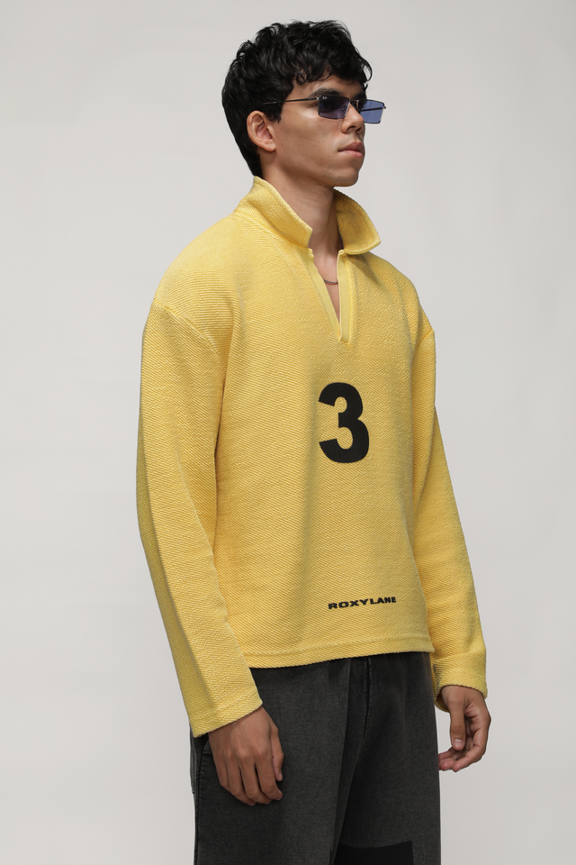 RX SOL KNIT POLO - YELLOW
