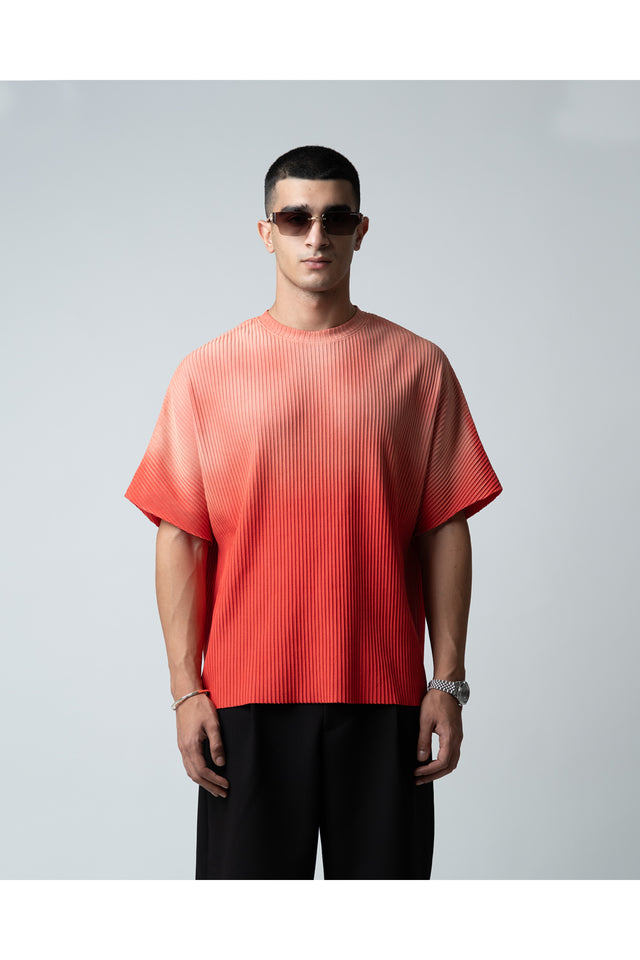 RX ESSENCE RIBBED JERSEY (SUN FADE RED)