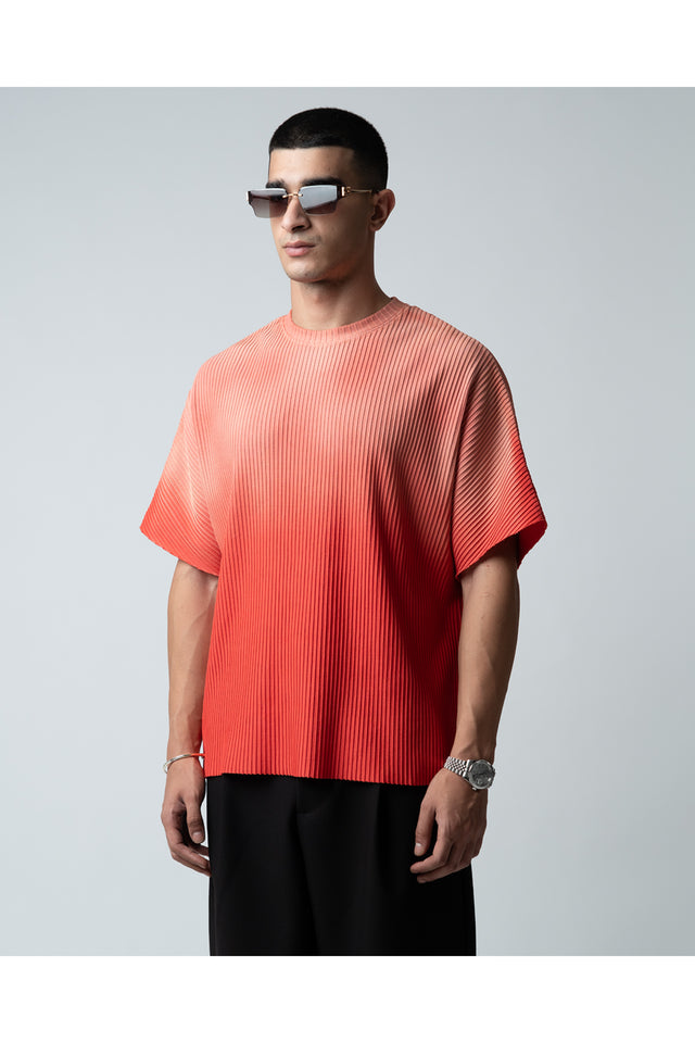 RX ESSENCE RIBBED JERSEY (SUN FADE RED)