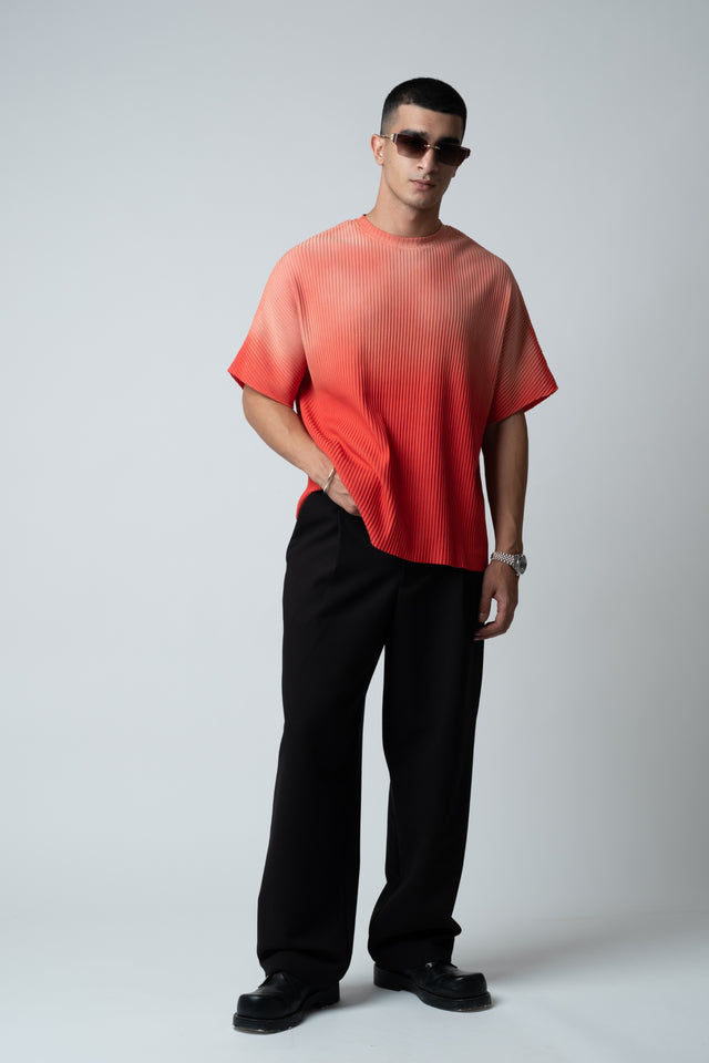 RX ESSENCE RIBBED JERSEY (SUN FADE RED)