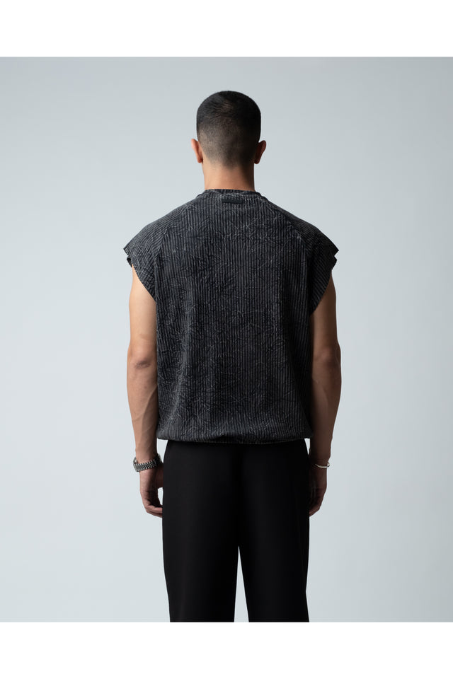 RX OVERSIZED TANK TOP -NOIR