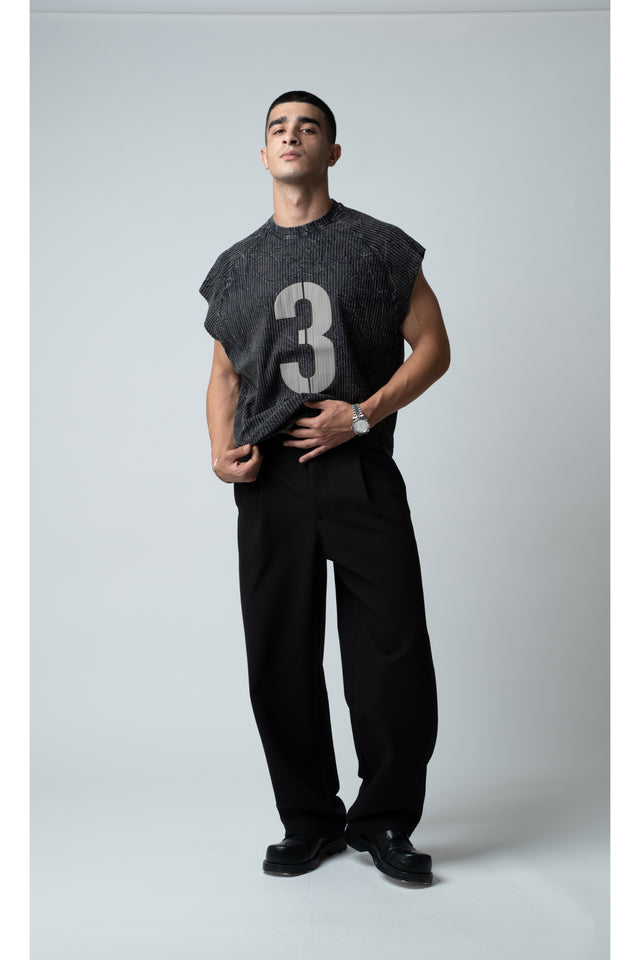 RX OVERSIZED TANK TOP -NOIR
