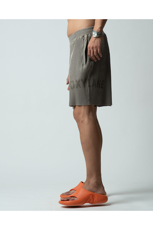 RX OLIVE RIBBED SHORTS