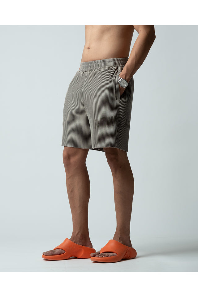 RX OLIVE RIBBED SHORTS